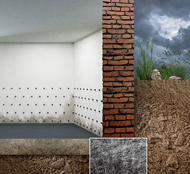 Home 12 Feuchtigkeit und muffiger Geruch, Schimmel an der Tapete, Ausblühungen und Salpeter im Kellerbereich.